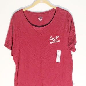 Red T-Shirt with Motif